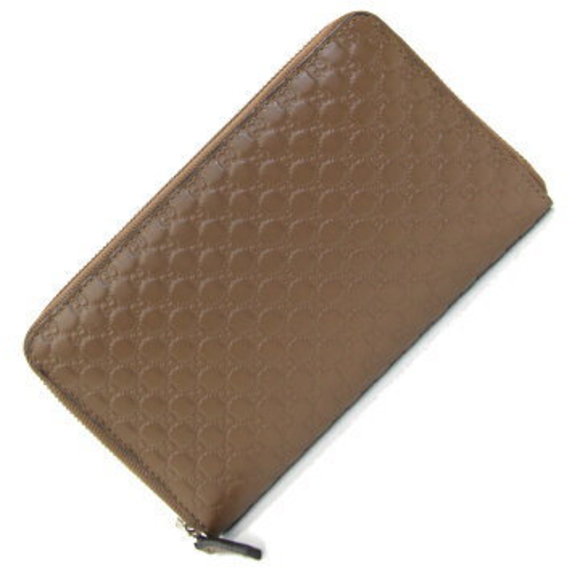 Gucci Micro Guccissima long Wallet brown leather GG - Picture 1 of 7